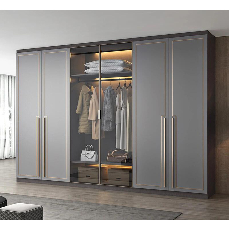 Factory Price Bedroom Wall garderobe Design Multi-use Clothes Wardrobe Cabinet