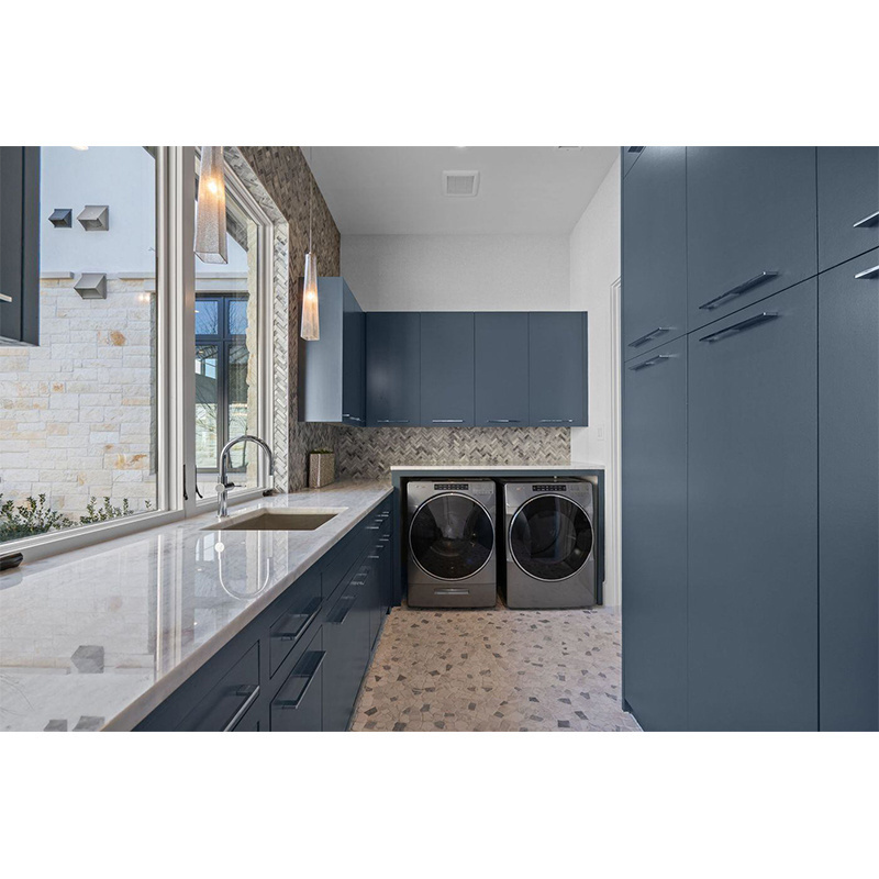 China customized solid surface grey laundry cabinets utility room storage cupboard modular laundry room storage cabinets