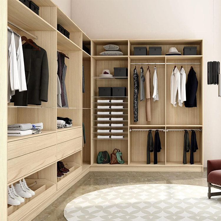 Elegant black L shape closet organizer systems installed simple closet design