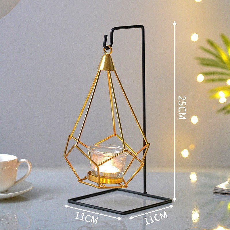 wedding tealight customized luxury gold metal candle holder decorative