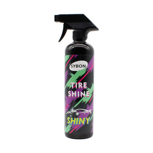 Tire Shine Spray Coating Long Lasting Deep Black Shine Tire Shine 500Ml