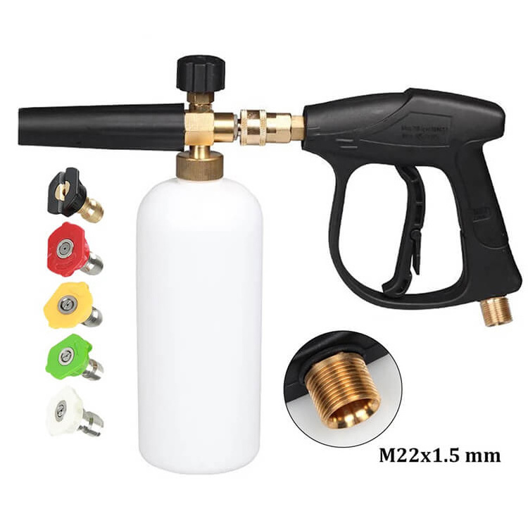 High Pressure Spray Gun Foam Foam Wand Car Wash Soap Foam Car Cleaning Wash Liquid Shampoo