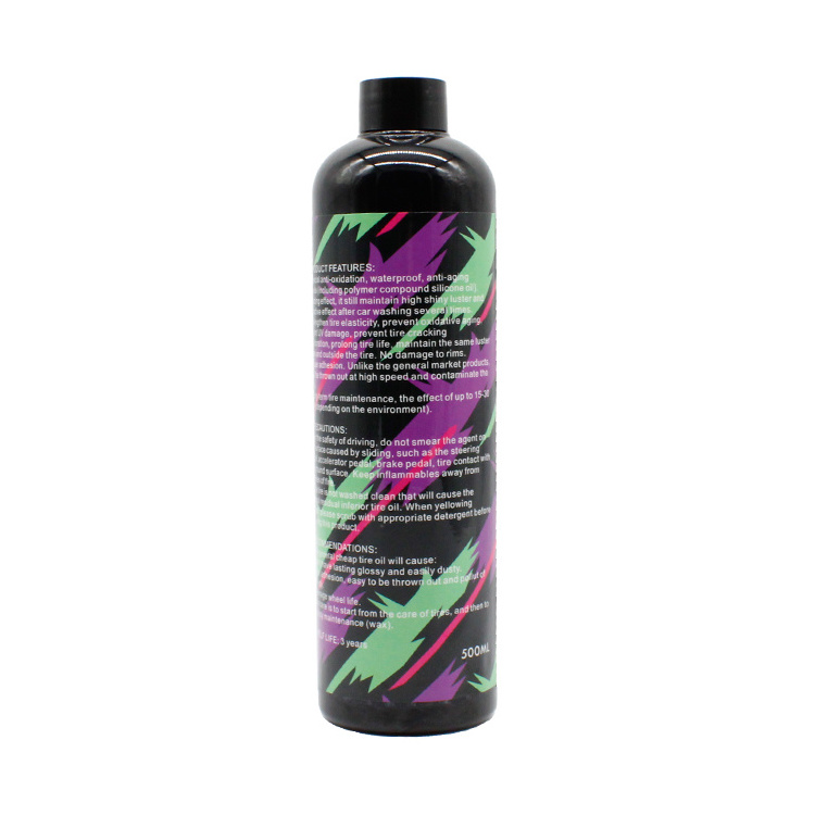 Dry To Touch Agent Liquid Ft Oz 16.9 Tire Polish Tire Polish Splendid Quality Car Detailing Tire Coating Agent