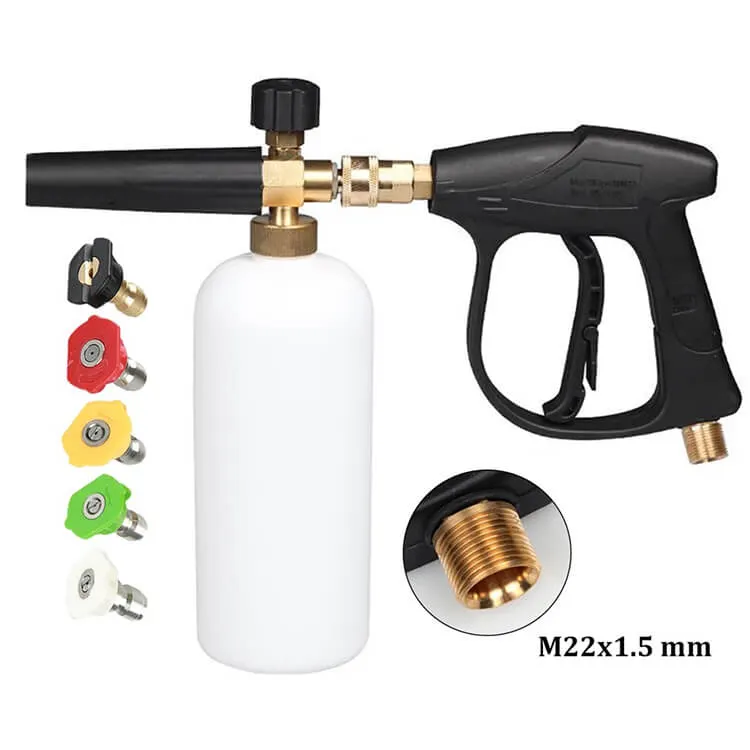 Factory Direct Sale Foam Cannon Foam Nozzle Car Foam Wash with  High Pressure Gun for Car Washer