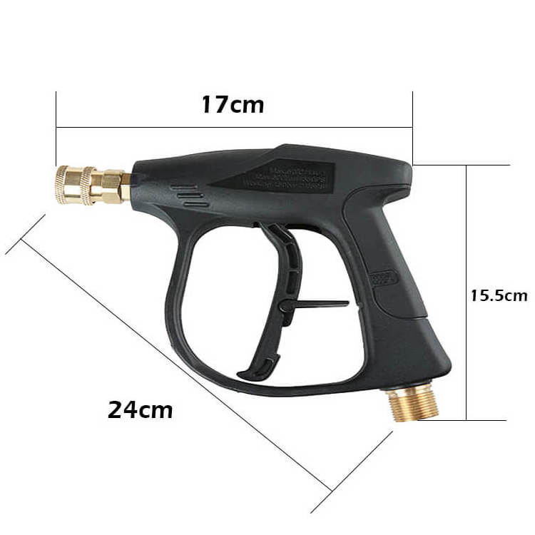 SYBON 1/4 Inch Quick Connect Foam Cannon Car Wash Sprayer Pressure Washer plated brass Snow Foam Gun with Adjustable Nozzle