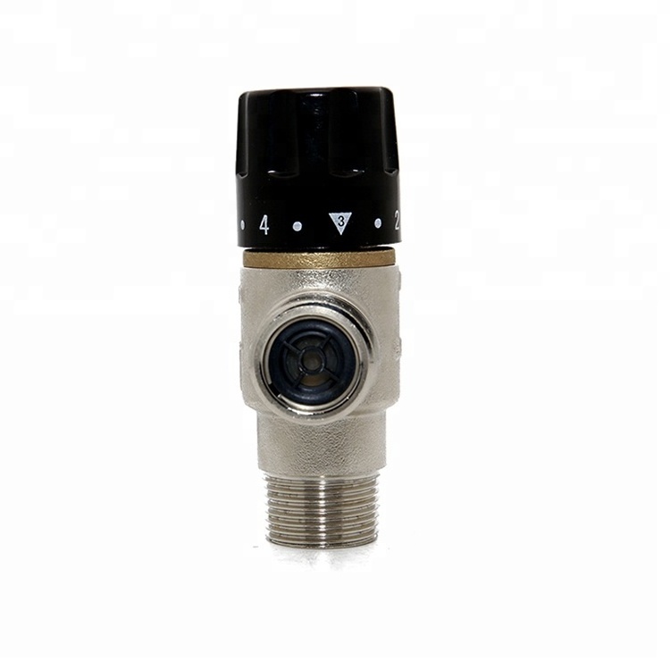 Thermostatic  temperature control valve water heater system valve 3 way thermostatic mixing valve