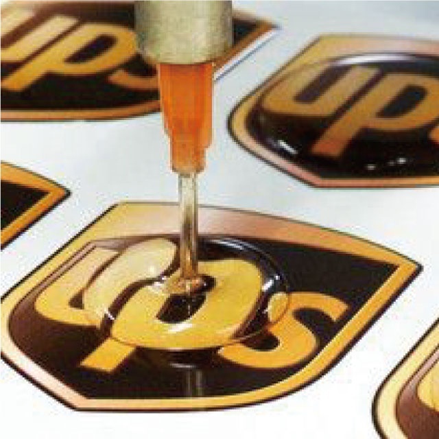 Waterproof dome sticker custom 3D gel label epoxy resin brand dome sticker