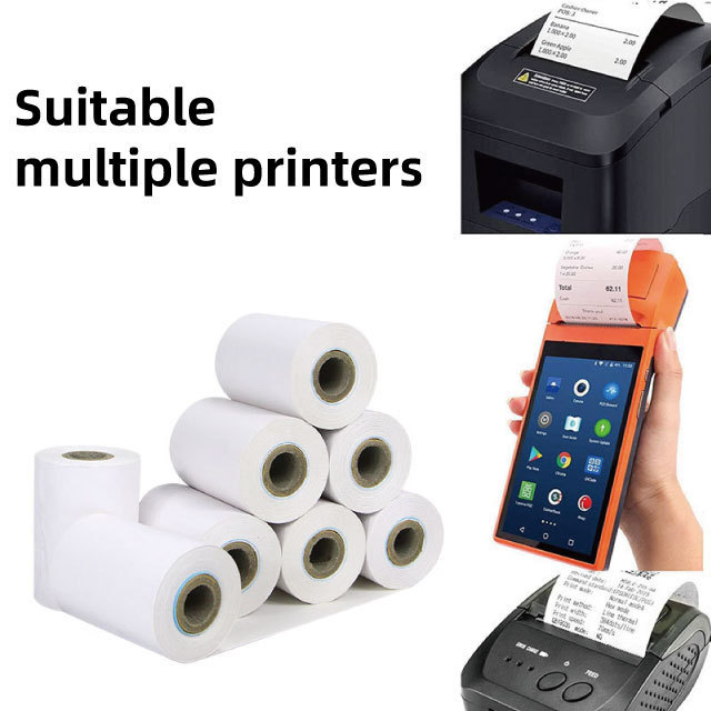 Factory wholesale cashier thermal paper roll 80x80 57x40 thermal printer POS machine thermal paper roll