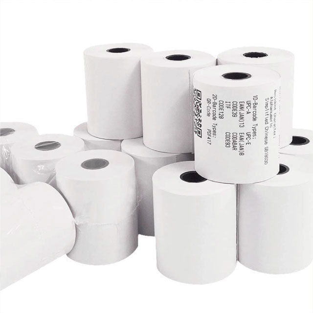 Factory wholesale cashier thermal paper roll 80x80 57x40 thermal printer POS machine thermal paper roll