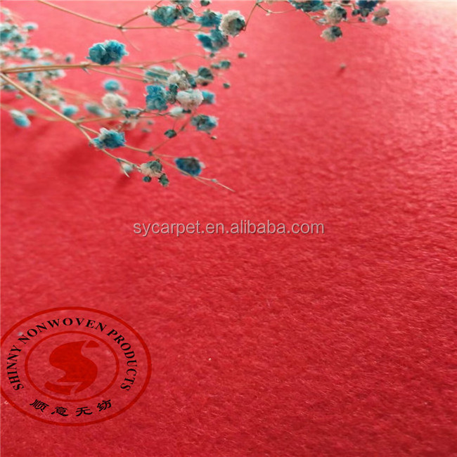 event carpet non woven felt needle punched exhibition carpet tiles