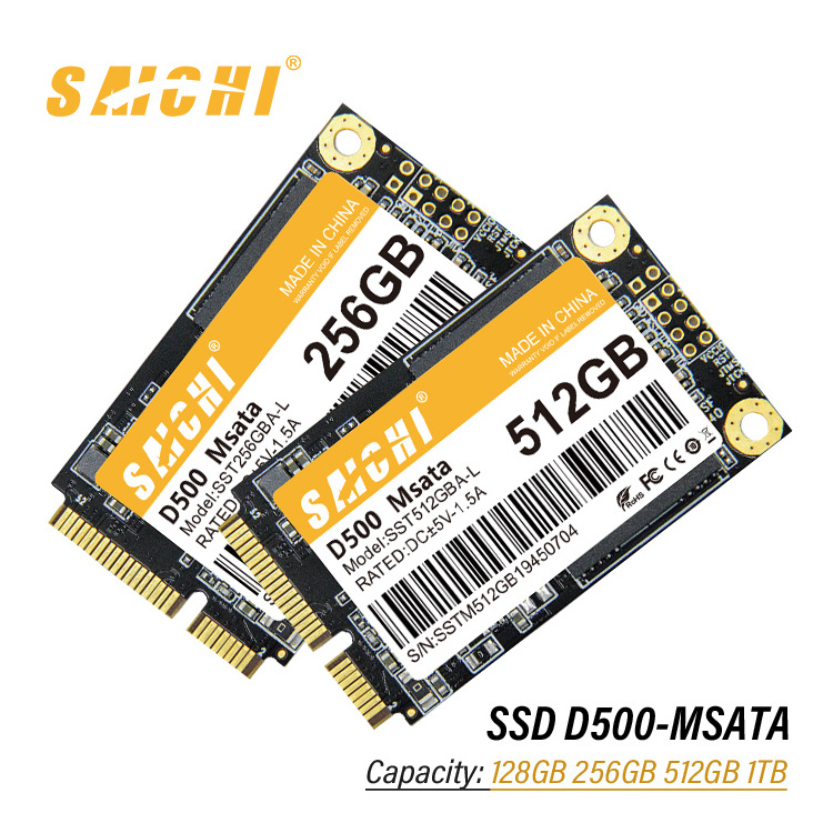 Top Solid State Drive Half Slim MSata 128GB 256GB 512GB  1TB SATA MSATA SSD Hard Disk