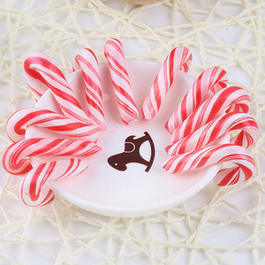 JoinedFortune High quality and low price Christmas candy umbrella handle lollipop cane candy