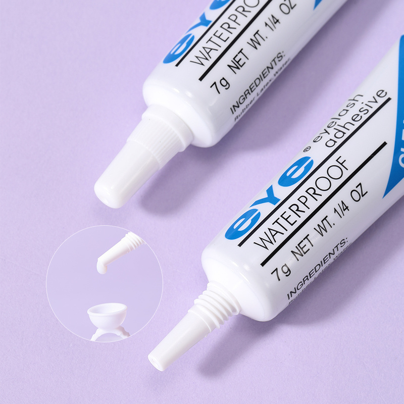 FREE SAMPLE 4 in 1 Waterproof Eyelash Glue Private Label Strong sticky Adhesive Glue for lash extension strips Eye lash Glue