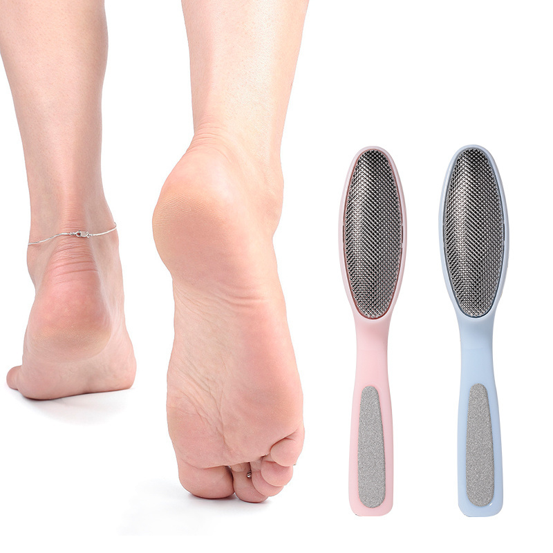 Lameila New Style Stainless Steel Beauty Foot Care Pedicure Tool Callus Remover Dead Skin Remover Massager Foot File C0315