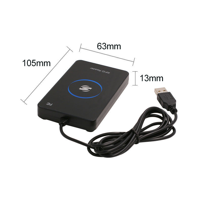 13.56MHZ rfid mf classic 1k card reader writer with usb interface