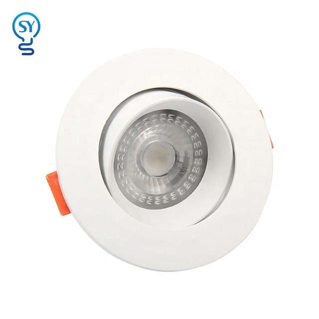 Exterior Outdoor Adjustable Lighting 5W 7W IP54 Round Recessed Surface Wall Mounted Lamp Ceiling Cob Surface Led Downlight