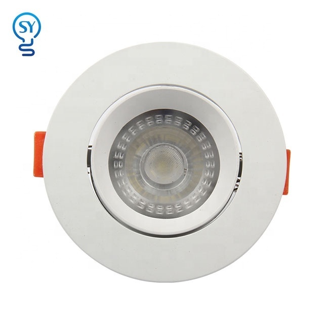 Exterior Outdoor Adjustable Lighting 5W 7W IP54 Round Recessed Surface Wall Mounted Lamp Ceiling Cob Surface Led Downlight