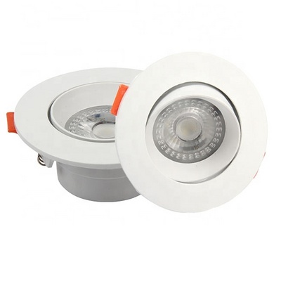 Exterior Outdoor Adjustable Lighting 5W 7W IP54 Round Recessed Surface Wall Mounted Lamp Ceiling Cob Surface Led Downlight