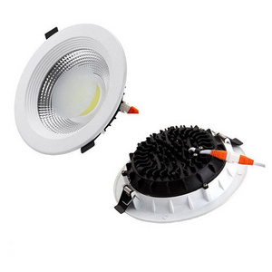 Outdoor Adjustable Lighting 7W 10W 15W 20W 30W Ip54 Round Recessed Surface Mounted Ceiling Cob Led Downlight