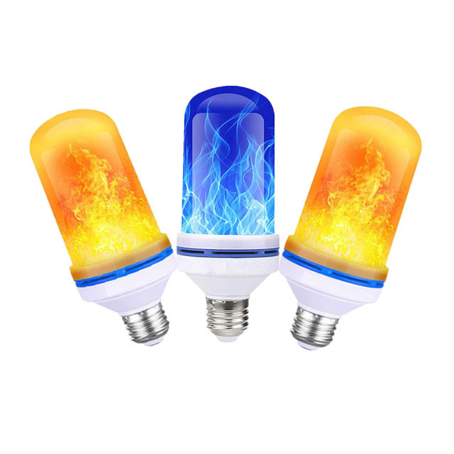 LED Flame Effect Fire Light Bulbs,3 modes 12v Creative with Flickering Emulation Lamps,Simulated Nature Fire in Antique Lantern