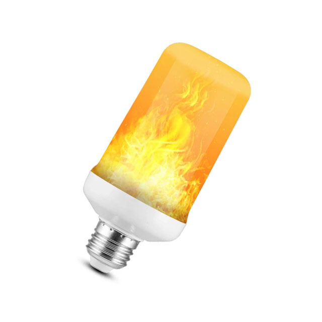 Led flame shaped light bulb 3w 5w e17 e27 led flickering flame effect bulb