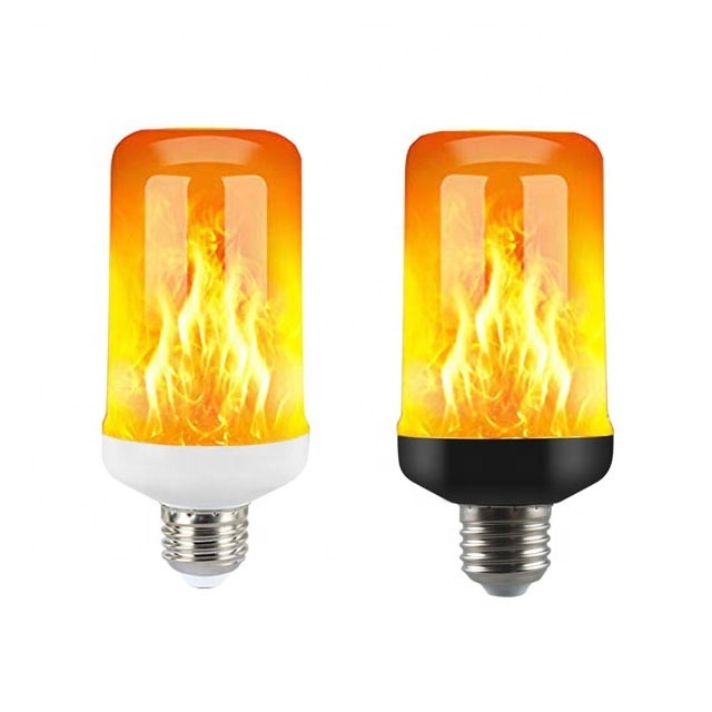 LED Flame Effect Light Bulb Flickering Emulation Christmas Halloween Decor Light Flame Bulb Garden Flame Lamp