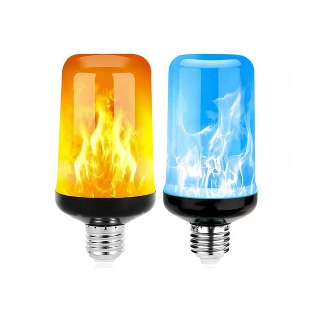 LED Flame Effect Light Bulb Flickering Emulation Christmas Halloween Decor Light Flame Bulb Garden Flame Lamp