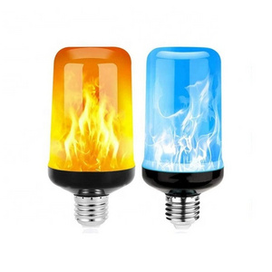 LED Flame Effect Light Bulb Flickering Emulation Christmas Halloween Decor Light Flame Bulb Garden Flame Lamp