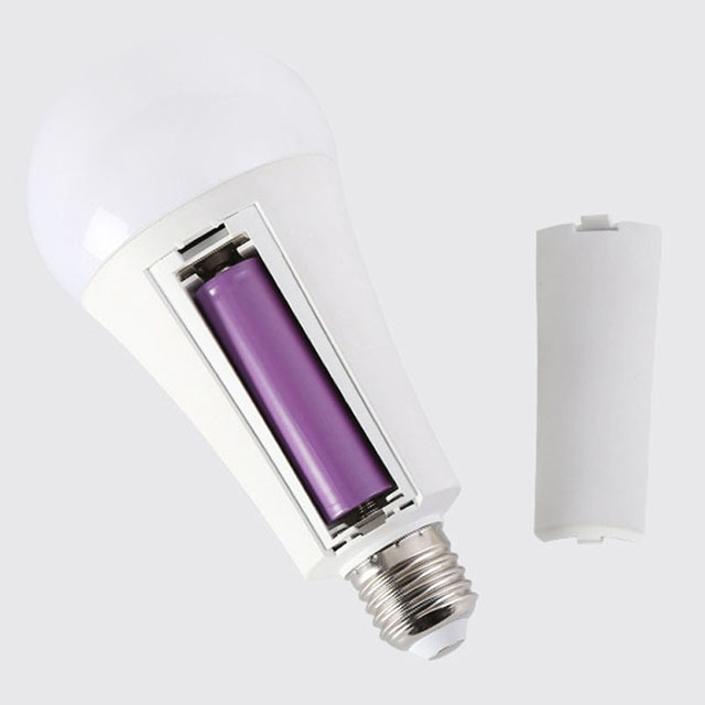 Led emergency lamp can light up in water bulb intelligent charging magic bulb Night market artifact high light bulb