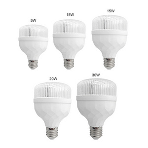 Electric Housing 5W/10W/15W/20W/30W Raw Material b22 e27 Plastic LED bulb Headlight Night Eye Old LED Light Bulb