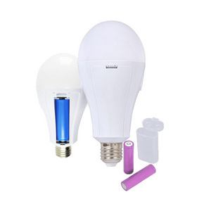 Battery Operated Light Bulbs 9W 12W 15W LED Intelligent Rechargeable Emergency LED Bulbs E27 B22 Lamps