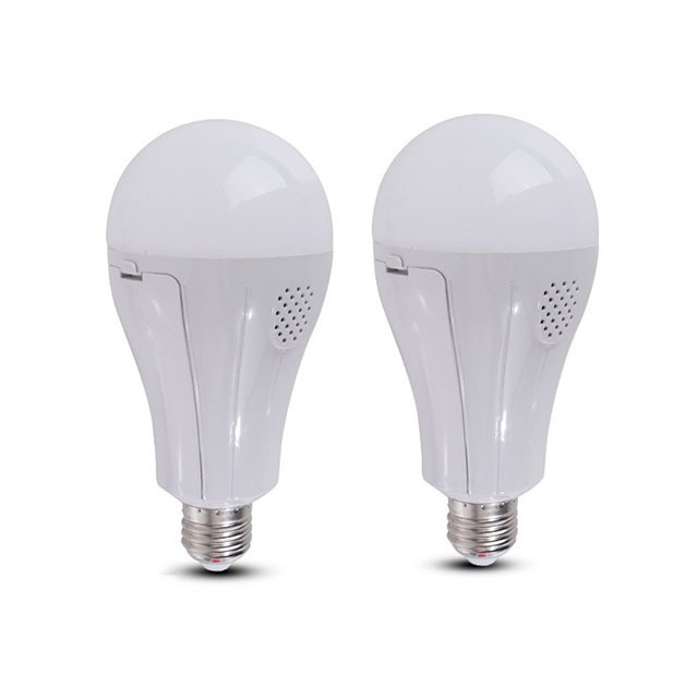 E27 B22 Battery Outdoor Camping Parts Portable Intelligent 7 9 12 15 Watt Emergency Rechargeable Led Bulb