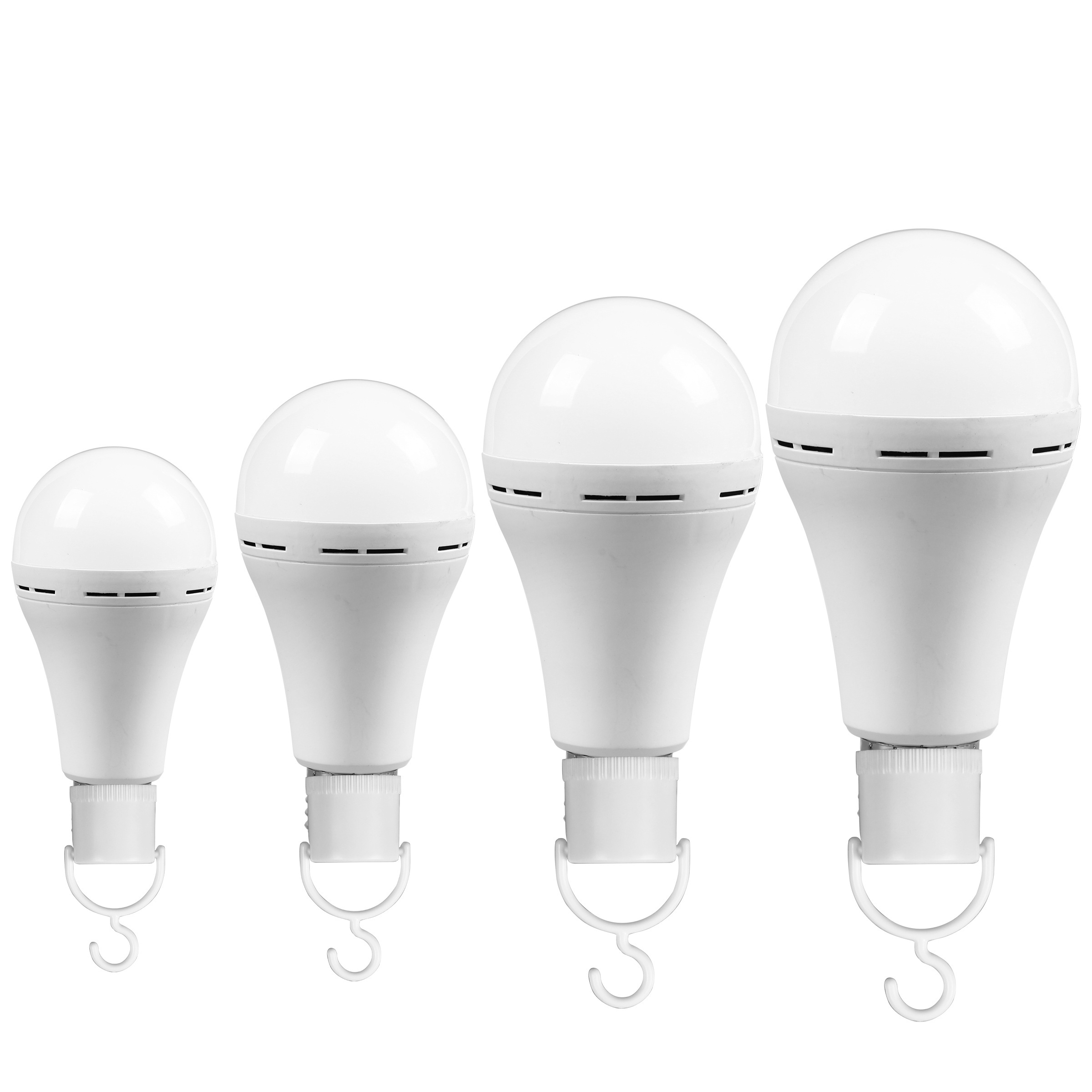 A70 7W A80 9W A95 12W Rechargeable Emergency Light Bulb With Battery Portable Outdoor