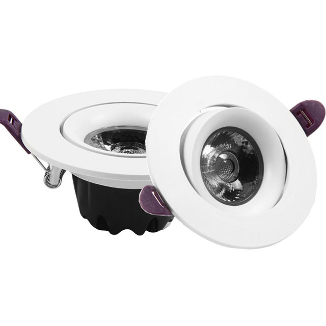 Ceiling Light Recessed LED GU10 5w 7w Downlights Good Quality Die-casting Aluminum Customized 3W 5W 6W 7W Adjustable 85MM