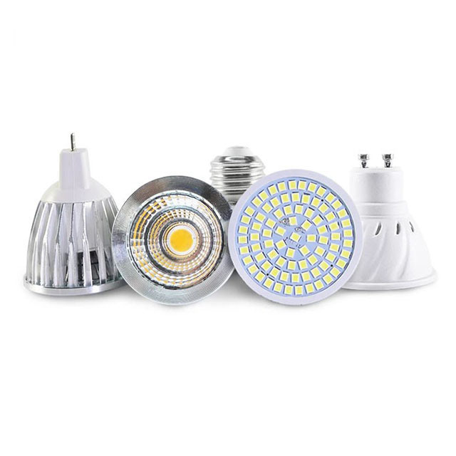 5W 7W GU10 led spotlight led bulb gu 10 socket 5W lens GU5.3 LED small spotlight 220V lamp cup MR16 GU10 lamp cup LED lamp cup