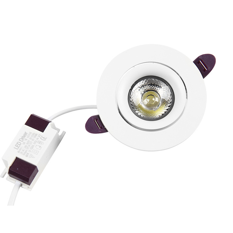 Ceiling Light Recessed LED GU10 5w 7w Downlights Good Quality Die-casting Aluminum Customized 3W 5W 6W 7W Adjustable 85MM