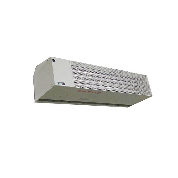 Gas fired air curtain for doors in factories , shopping malls and warehouses, and internal doors between areas of different temp