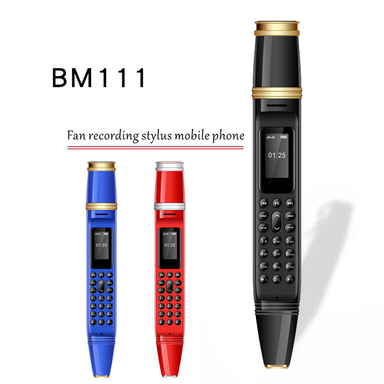 Pen Shape Dialer Mobile Phones with Camera Flashlight 0.96