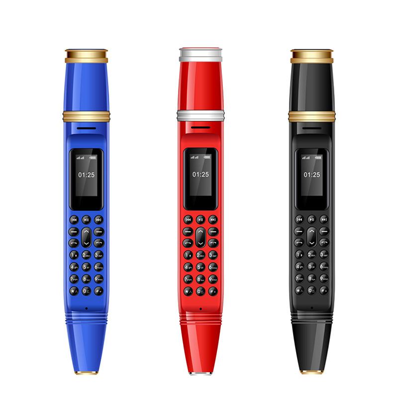 Pen Shape Dialer Mobile Phones with Camera Flashlight 0.96