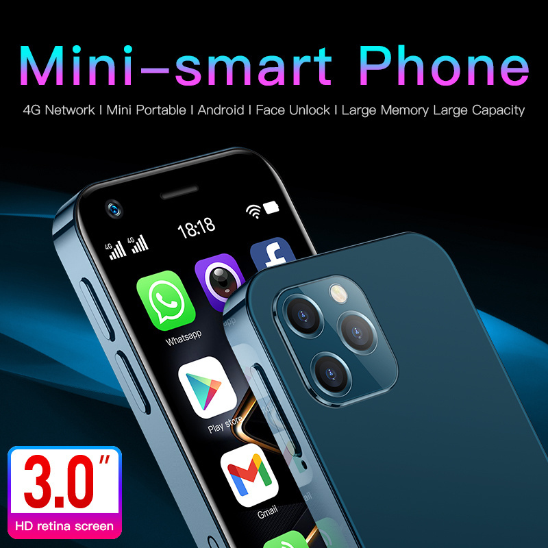 SOYES XS12 Mini Smartphone Android10.0 3GB RAM 64GB ROM 5MP 13MP Camera 2000mAh 3 Days Standby Small Mobile Phone Free Shipping