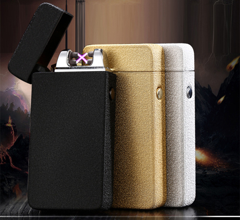 Windproof Super Quality Usb Cigarette Lighter Rechargeable plasma flameless windproof Portable Lighter