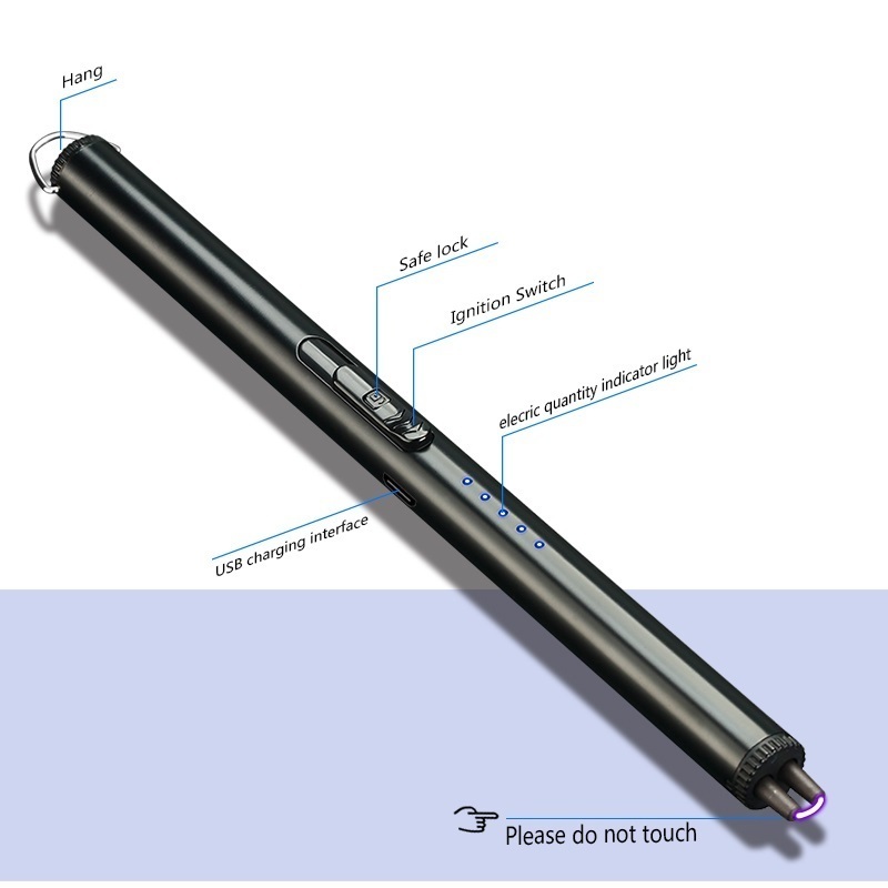 CL-061 Arc Candle Lighter Windproof Rechargeable USB Lighter For Candle Cooking BBQs Fireworks