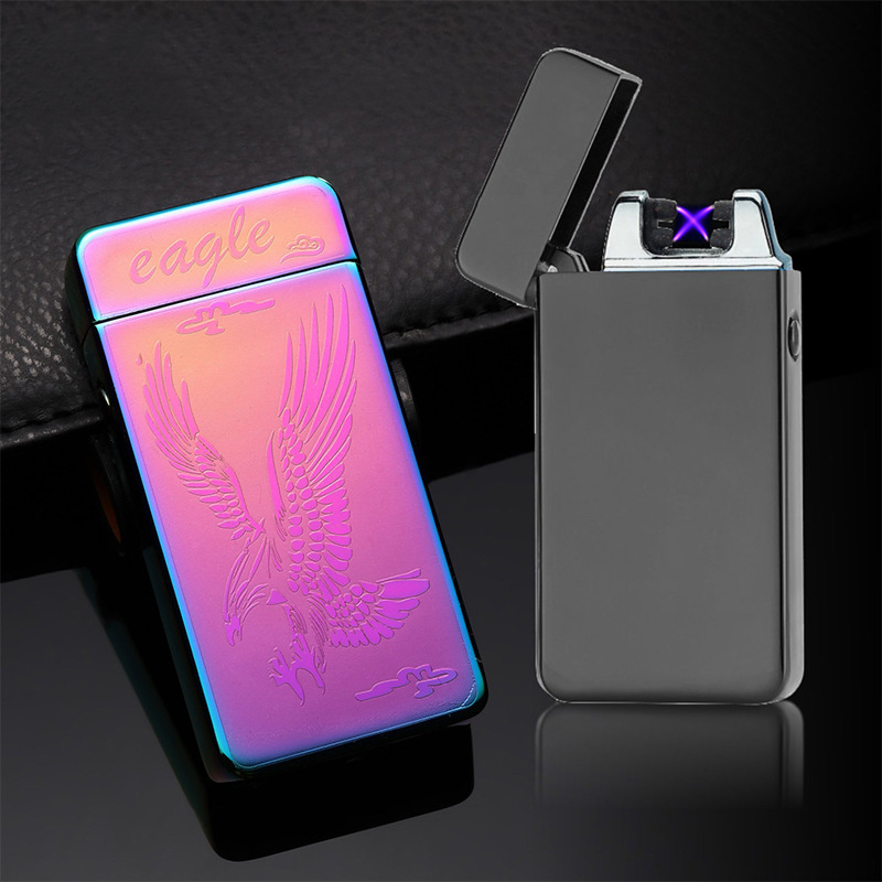 Windproof Super Quality Usb Cigarette Lighter Rechargeable plasma flameless windproof Portable Lighter