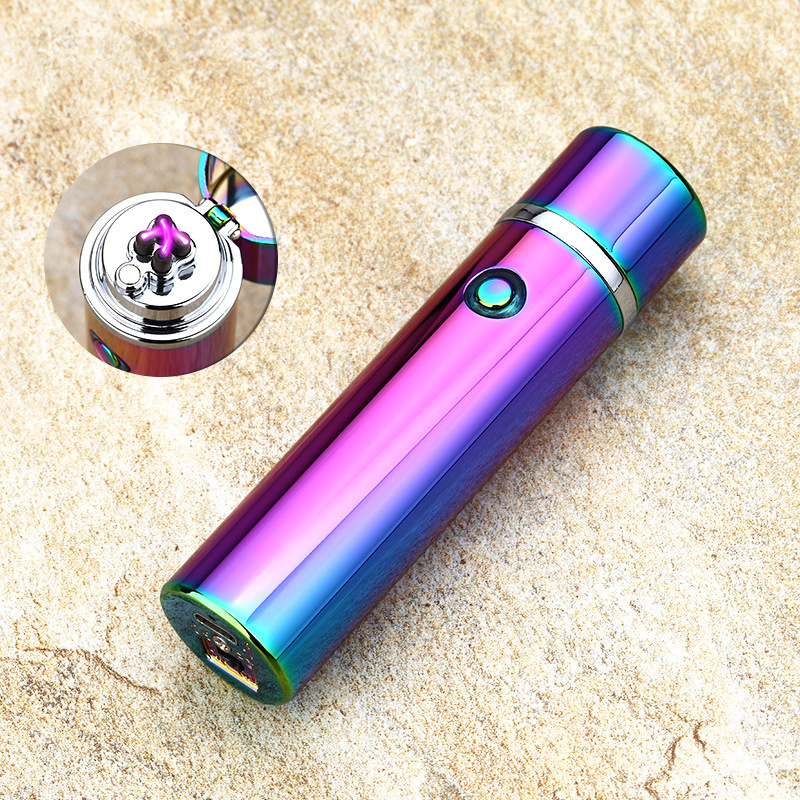 Windproof Rechargeable USB Smoking Lighter For Cigarette Cigar Lighter Smoking Accessories Custom Lighter