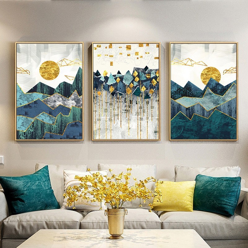 Custom Painting by Numbers Natual Scenery Wall Art Painting Kits For Adult Home Decoration picture for living room decor