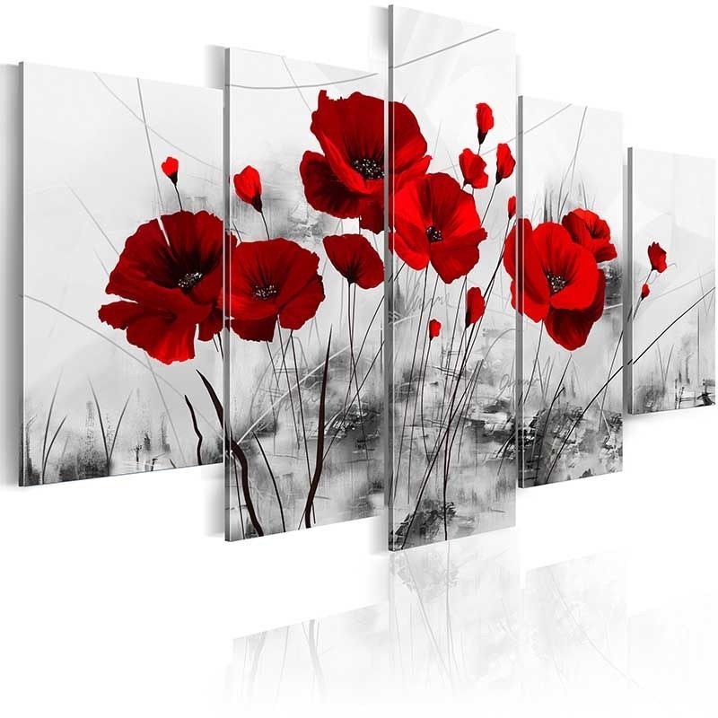 Wholesale Relief Handmade Oil Paintings Heavy Texture Artworks Modern Design Decorative Canvas Flower Abstract Art Wall