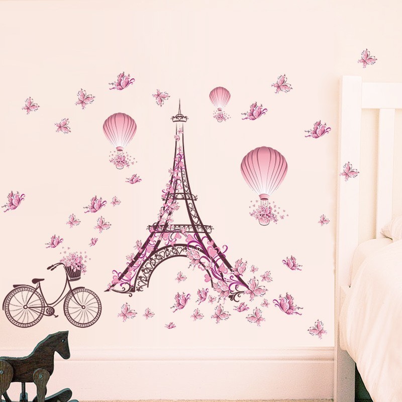 Wholesale Custom Colored Romantic Flower Wallpaper 3D Background Large Size Wall Sticker