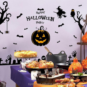 Syene Halloween Door Wall Coverings Decorating Home Decor festival sticker wall decoration