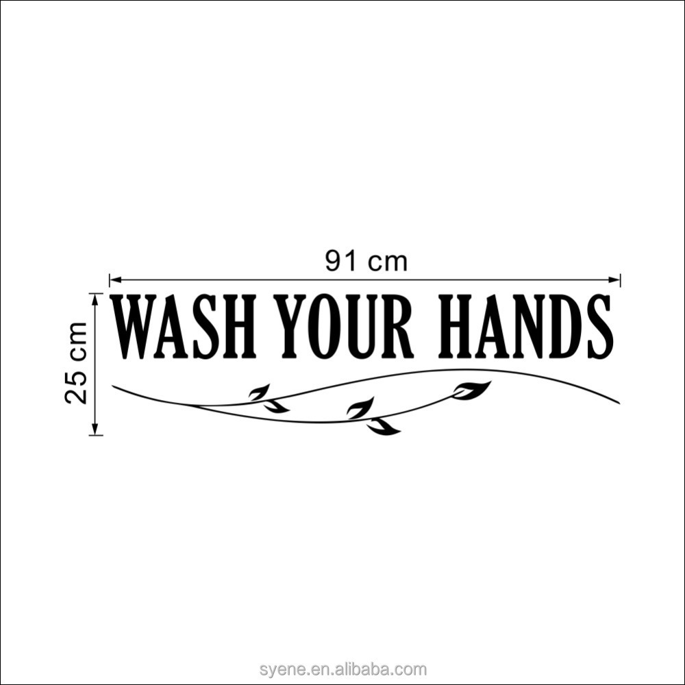 3d wall art toilet wall tiles designs art vinyl quotes wash your hand letters with tree toilet wall stickers decals bathroom