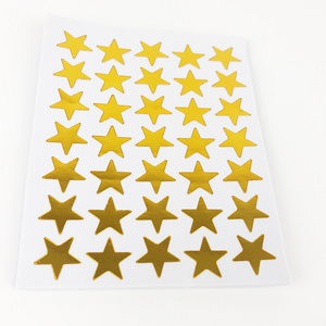 Cartoon Star Wall Sticker Nursery Kids Room Gold Star Wall Decal Playroom Classroom Dorm Vinyl Decor